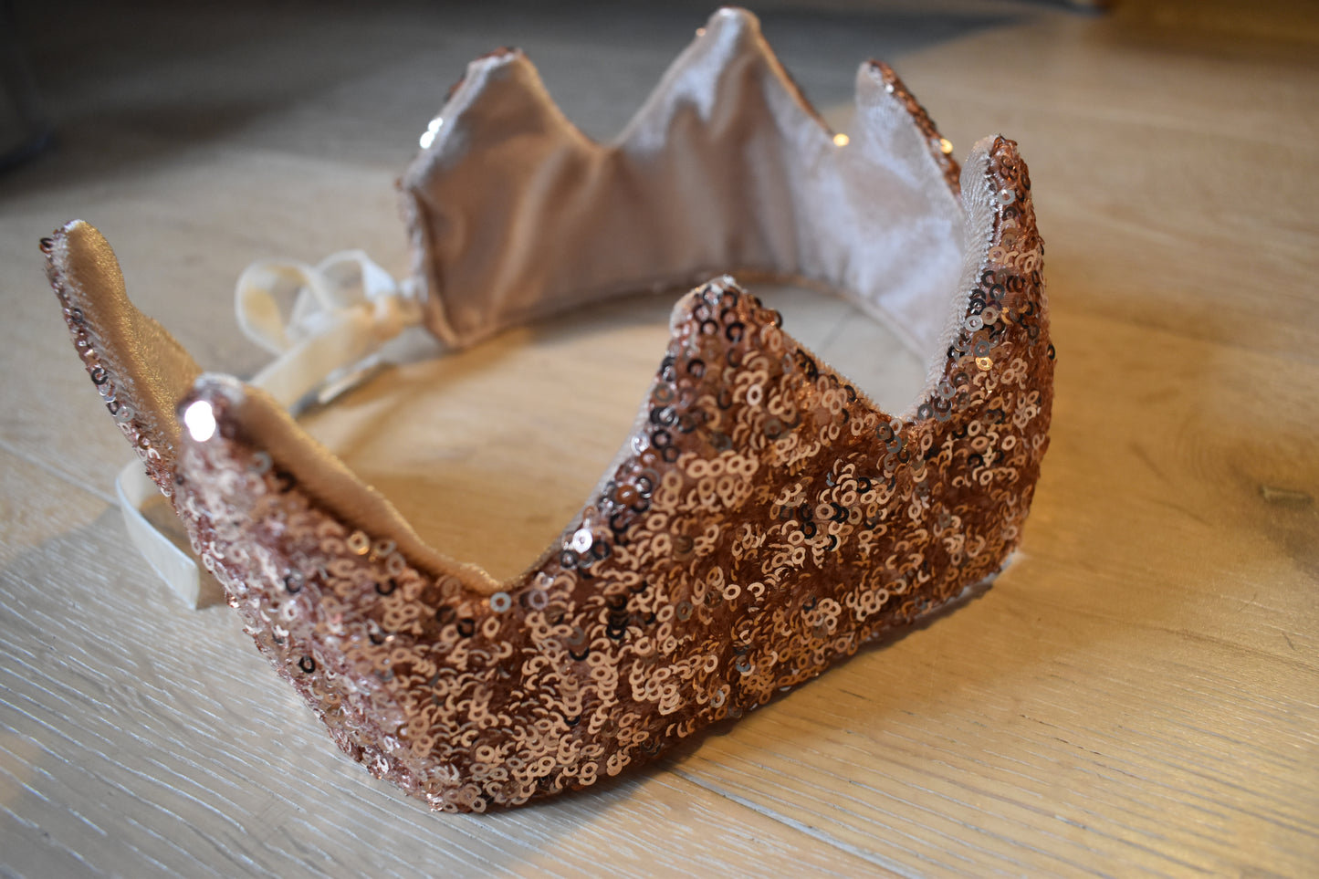 Pink Sequin Crown